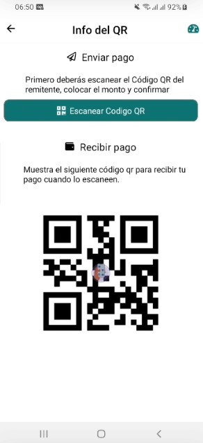 Enviar / Recibir por QR