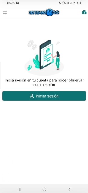Solicitar inicio de sesión