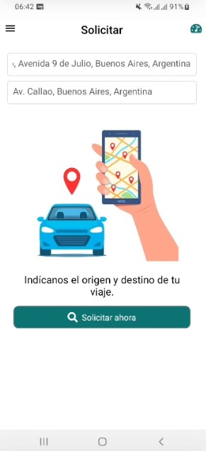 Solicitar viaje