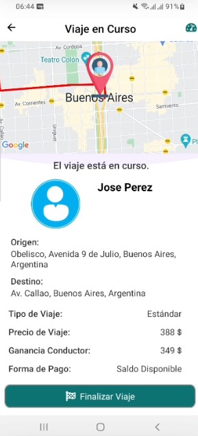 Finalizar Viaje