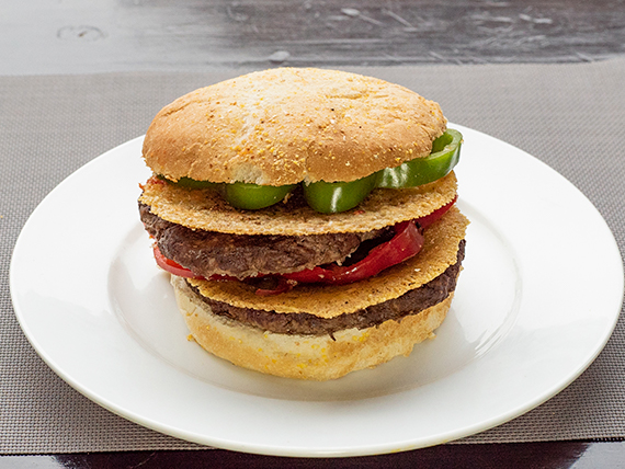 Hamburguesa gourmet doble 